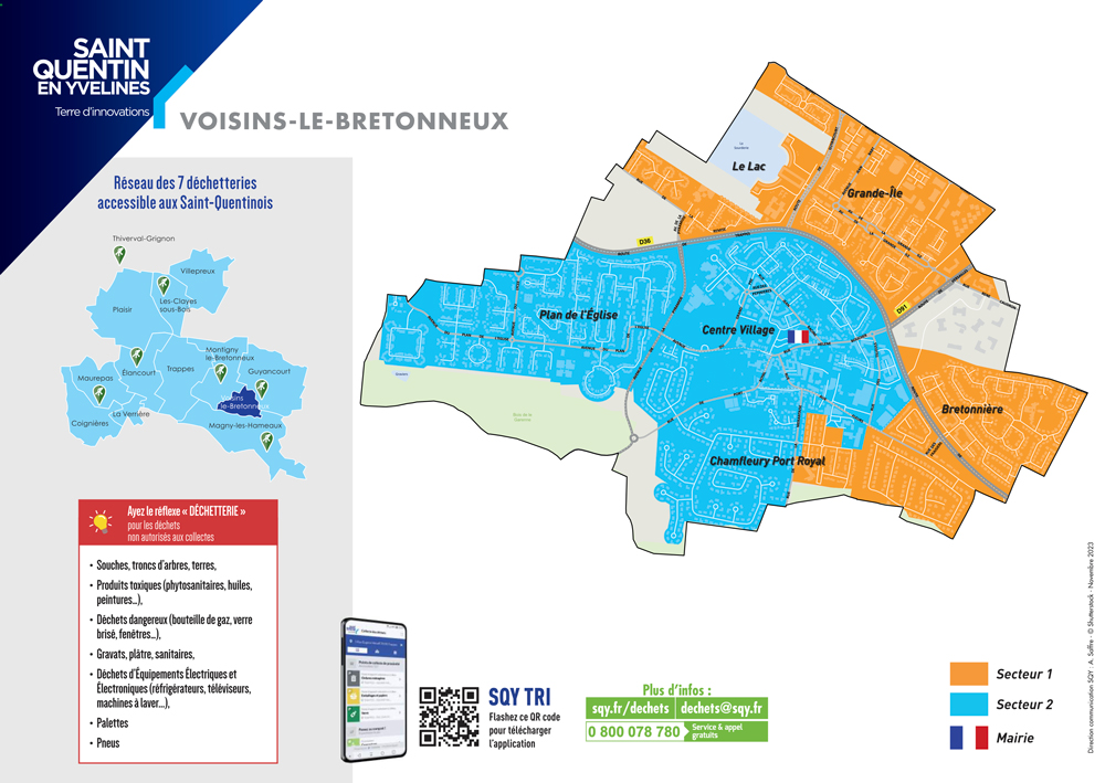carte collecte des dechets voisins actu