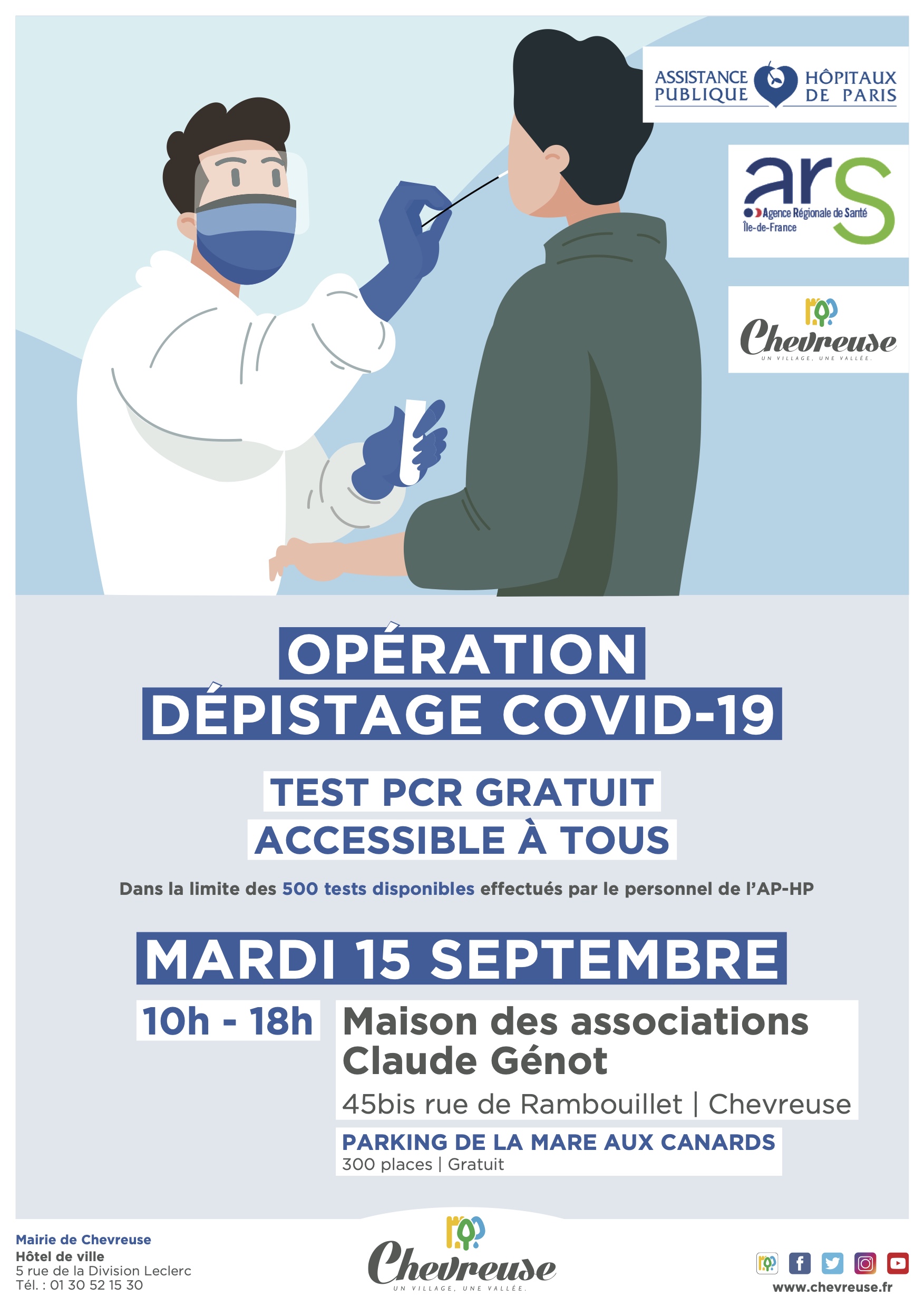 Depistage Covid Chevreuse