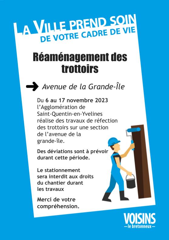 INFO refection trottoirs avenue de la GI 1