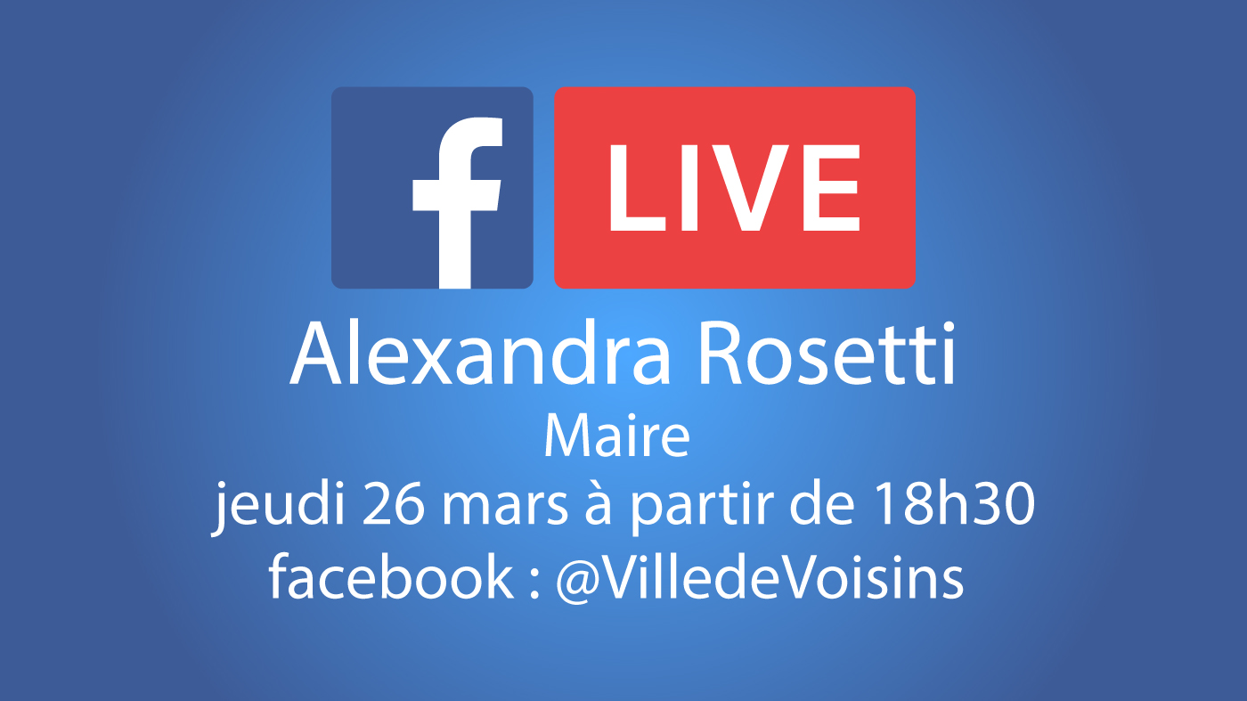 facebook live 26 mars 18 30