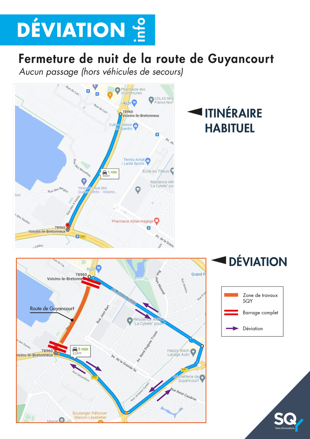 Rehabilitation de la passerelle BOFILL A PARTIR DU 18 JUILLET 2022 4 MOIS 2